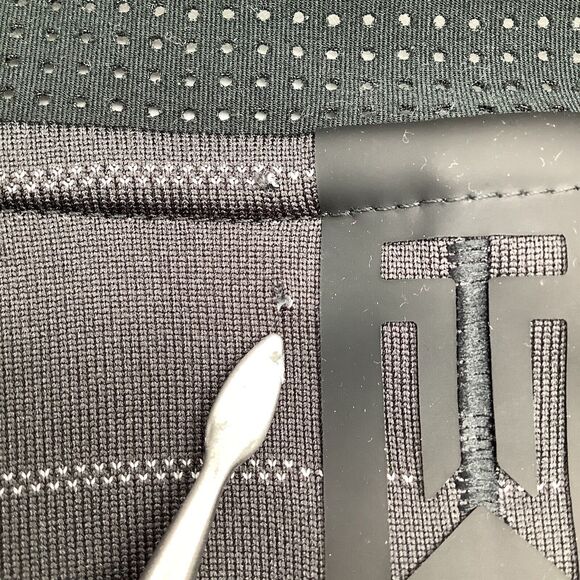 NIke Tiger Woods Mens Short Sleeve Dri Fit Golf Polo Black Size Large - Picture 7 of 7